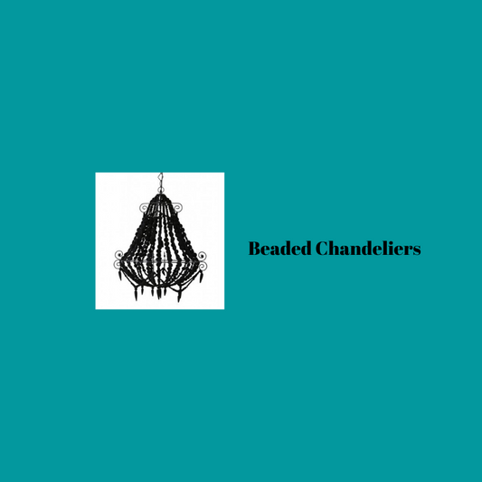 Beaded chandeliers