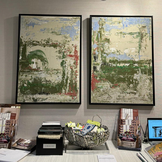Abstract Art for Thibaut Showroom