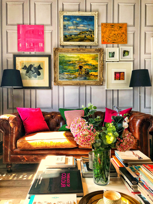 Pink and Green Interiors and Decor