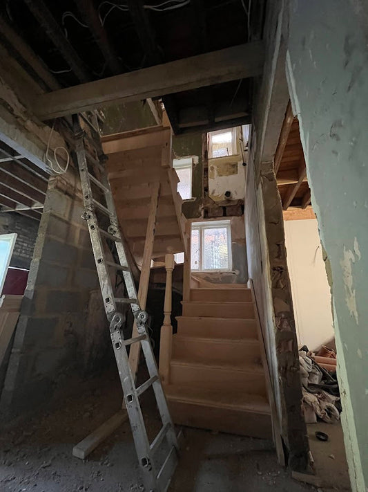 new staircase installation