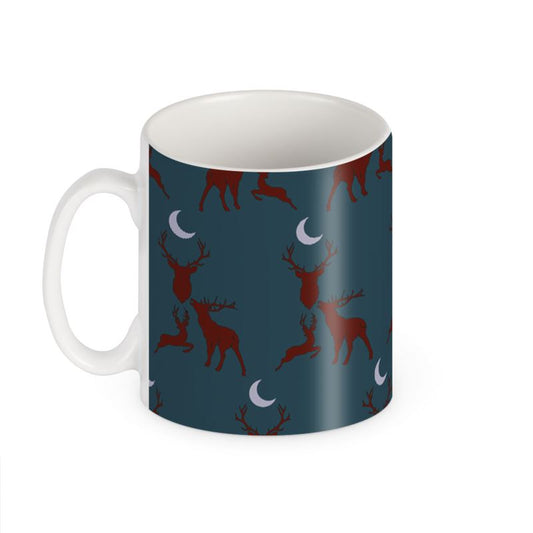 Stag Night Mug in Rut