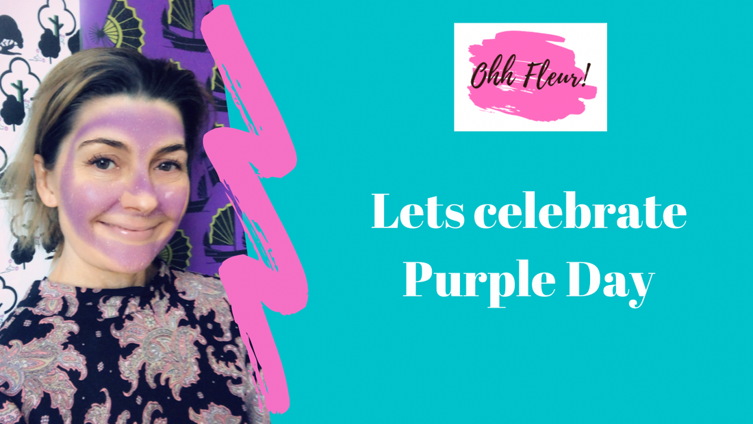 Fleur Friday Vlog about purple day