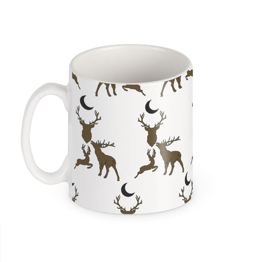 Stag Night  Mug in Horn