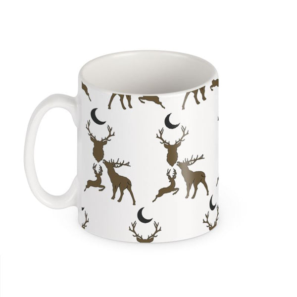 Stag Night  Mug in Horn