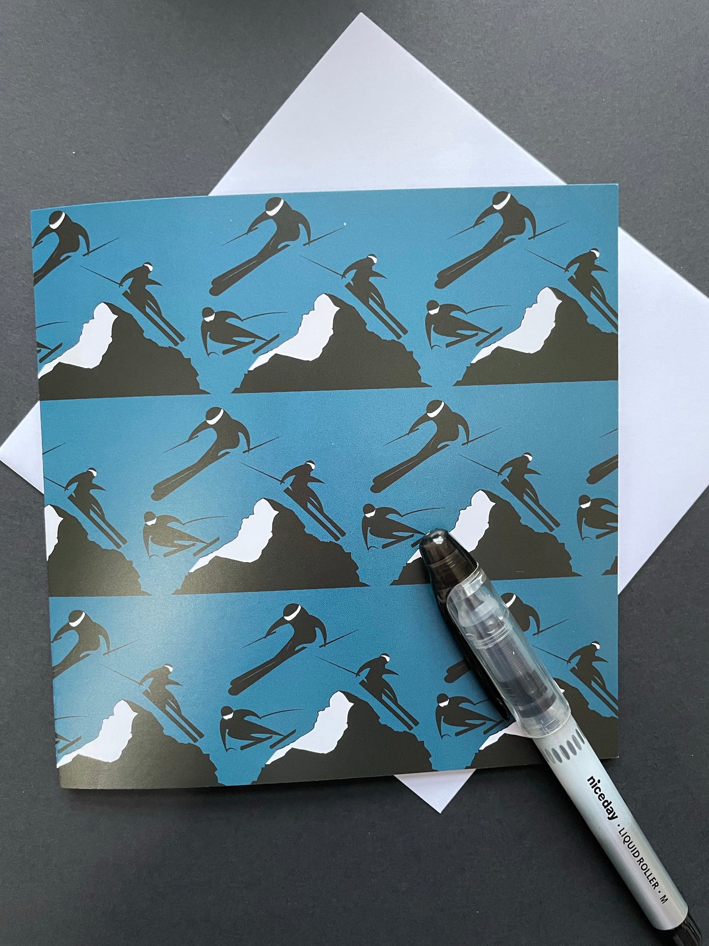 Off Piste Greeting Card