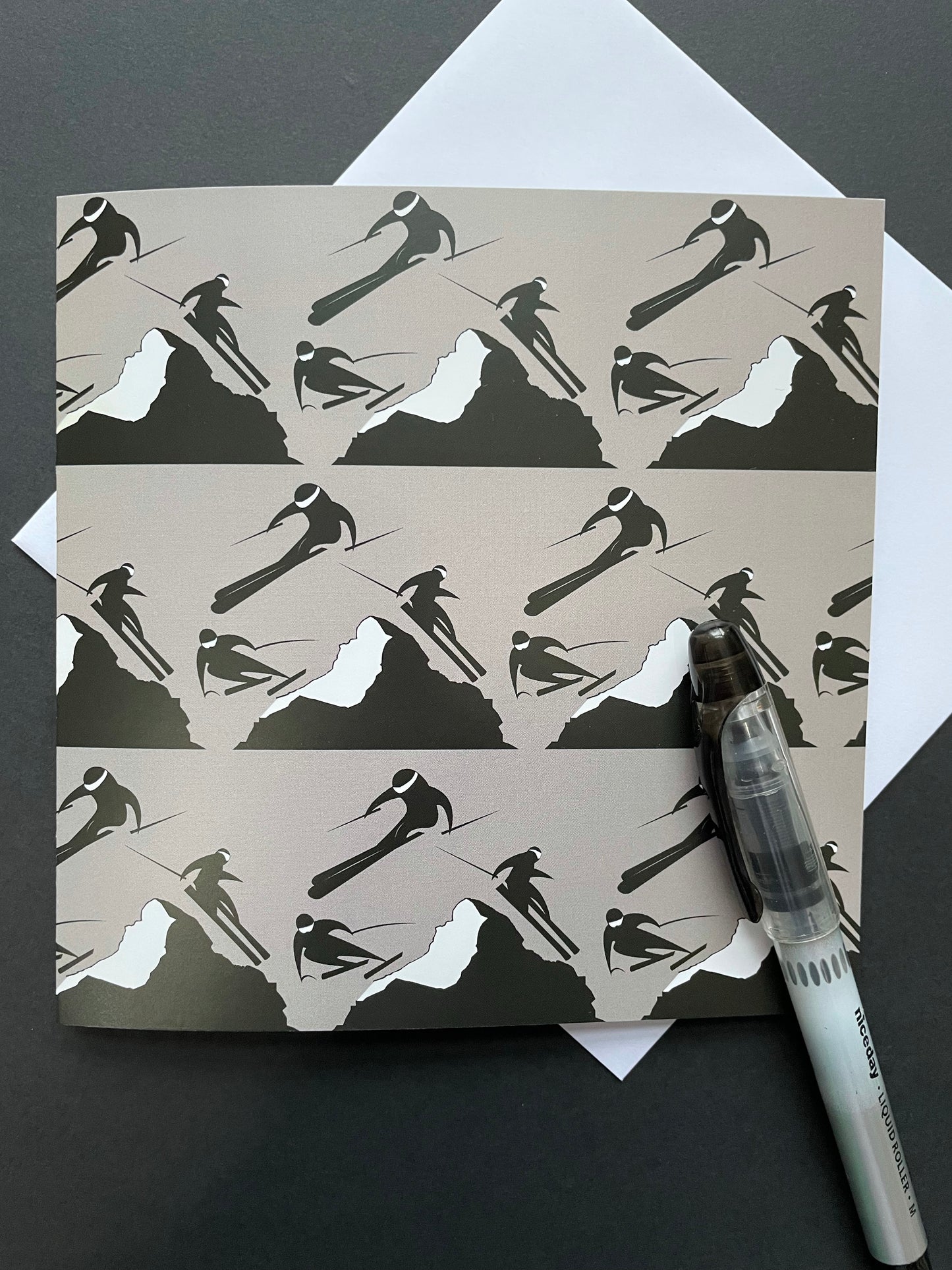 Off Piste Greeting Card